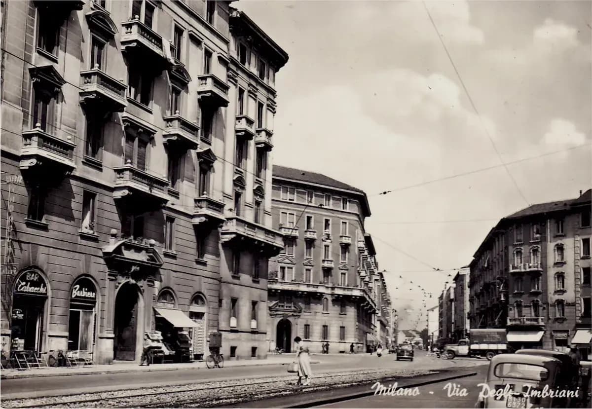Via degli Imbriani. Bovisa, anni 50