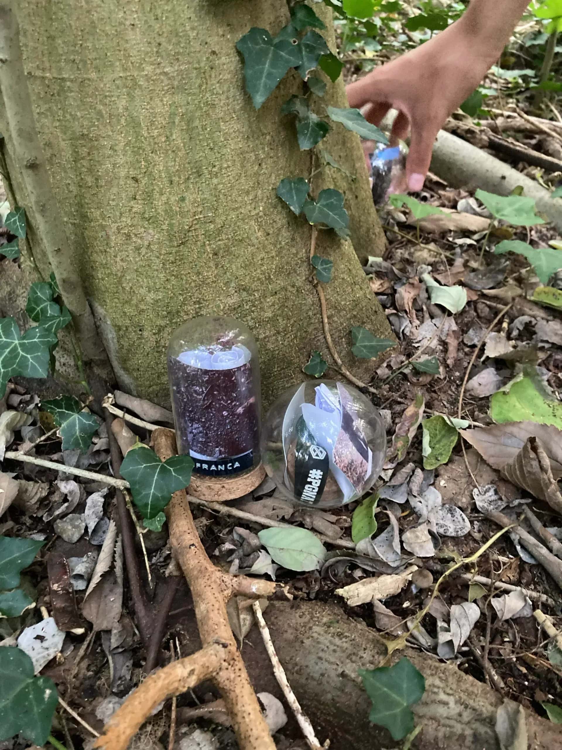 Time capsules filled during Kilowatt's residency © Cecilia Colombo