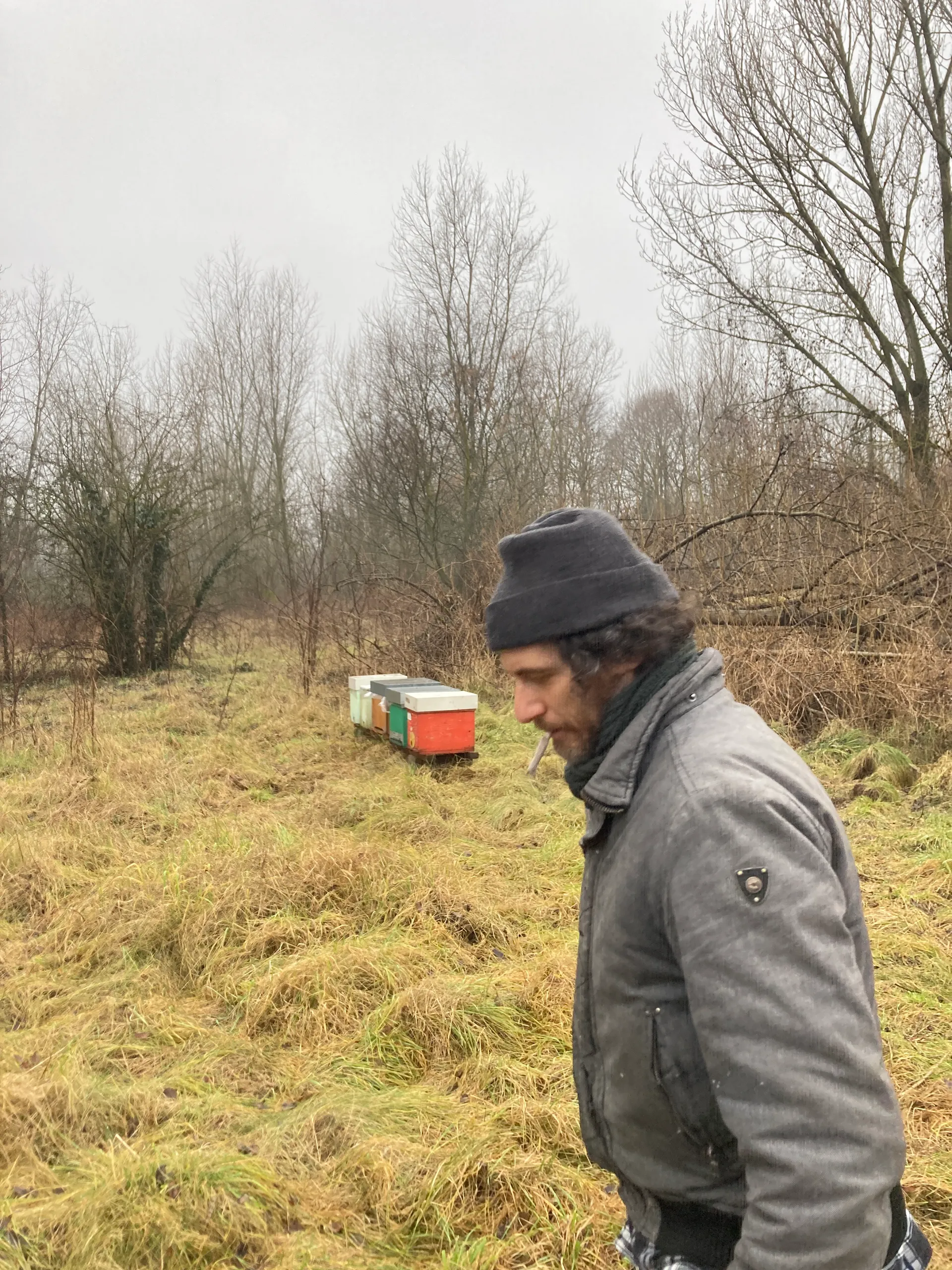 Carlo Beccalli in un giorno d'inverno alla Goccia. Credits @Gianluca Rapaccini