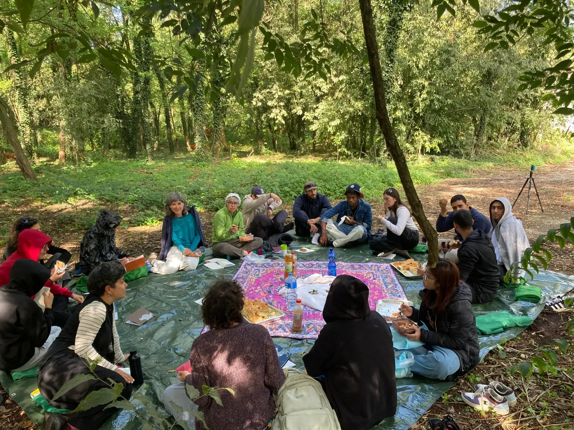 The Sunday picnic that kicked off Kilowatt's residency © Cecilia Colombo