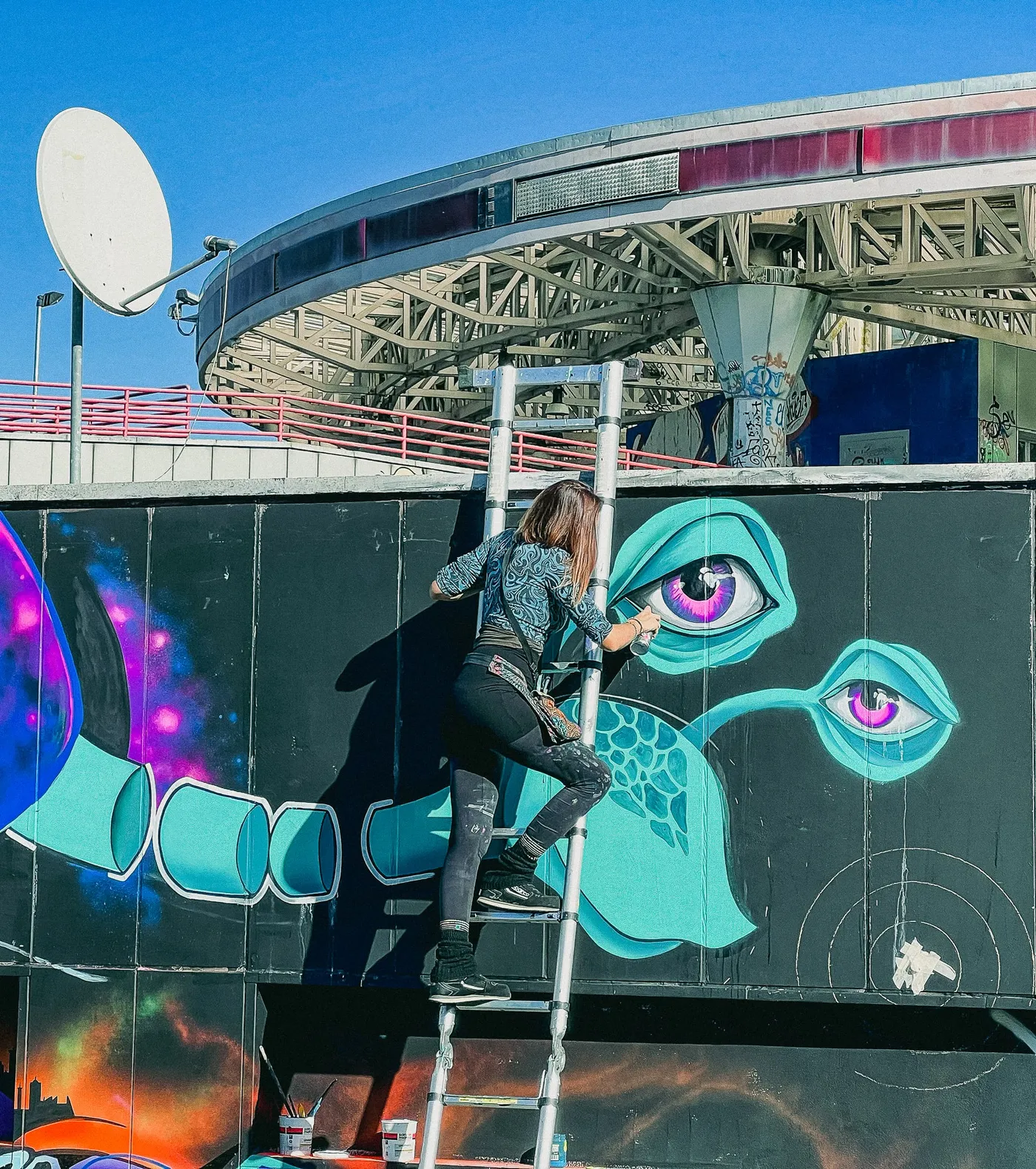 Murale collettivo: flora della Goccia